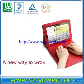 Hot Sale Bluetooth Keyboard With Leather Case for iPad